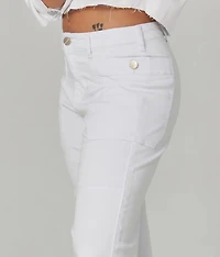 Pantalon blanc cargo - Lola Jeans