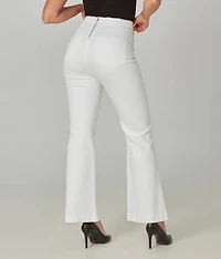 Pantalon jean évasé boutons latéraux - Lola Jeans
