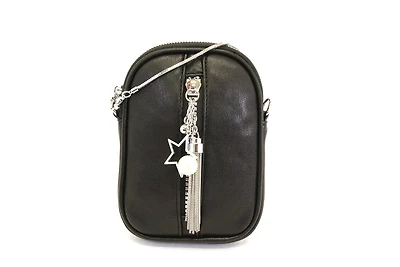 Small bag format with fringe, pearl and star decoration