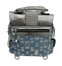 Backpack with appliqué and sequins