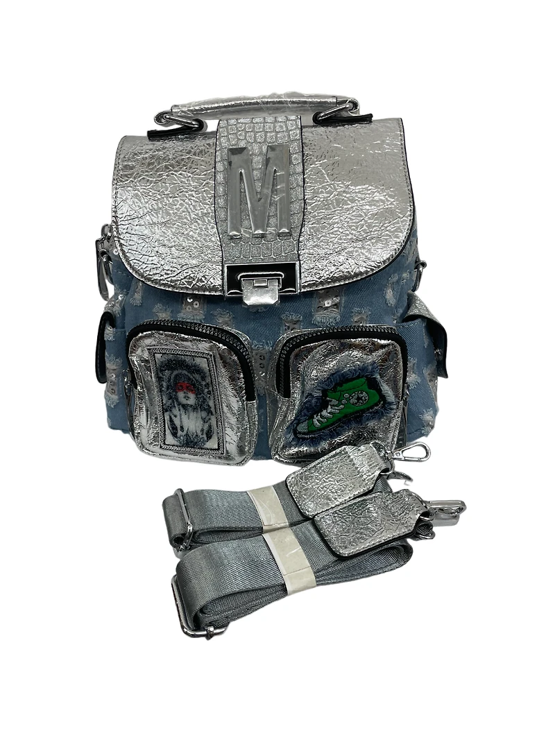 Sac à dos avec appliqués et paillettes