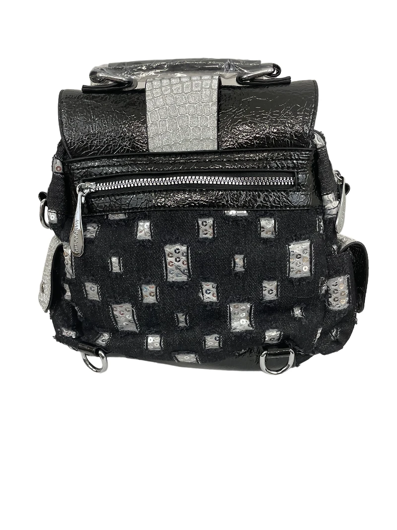 Sac à dos avec appliqués et paillettes