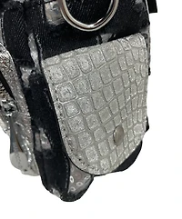 Backpack with appliqué and sequins