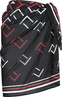 Geometric print chiffon sarong - Naturana