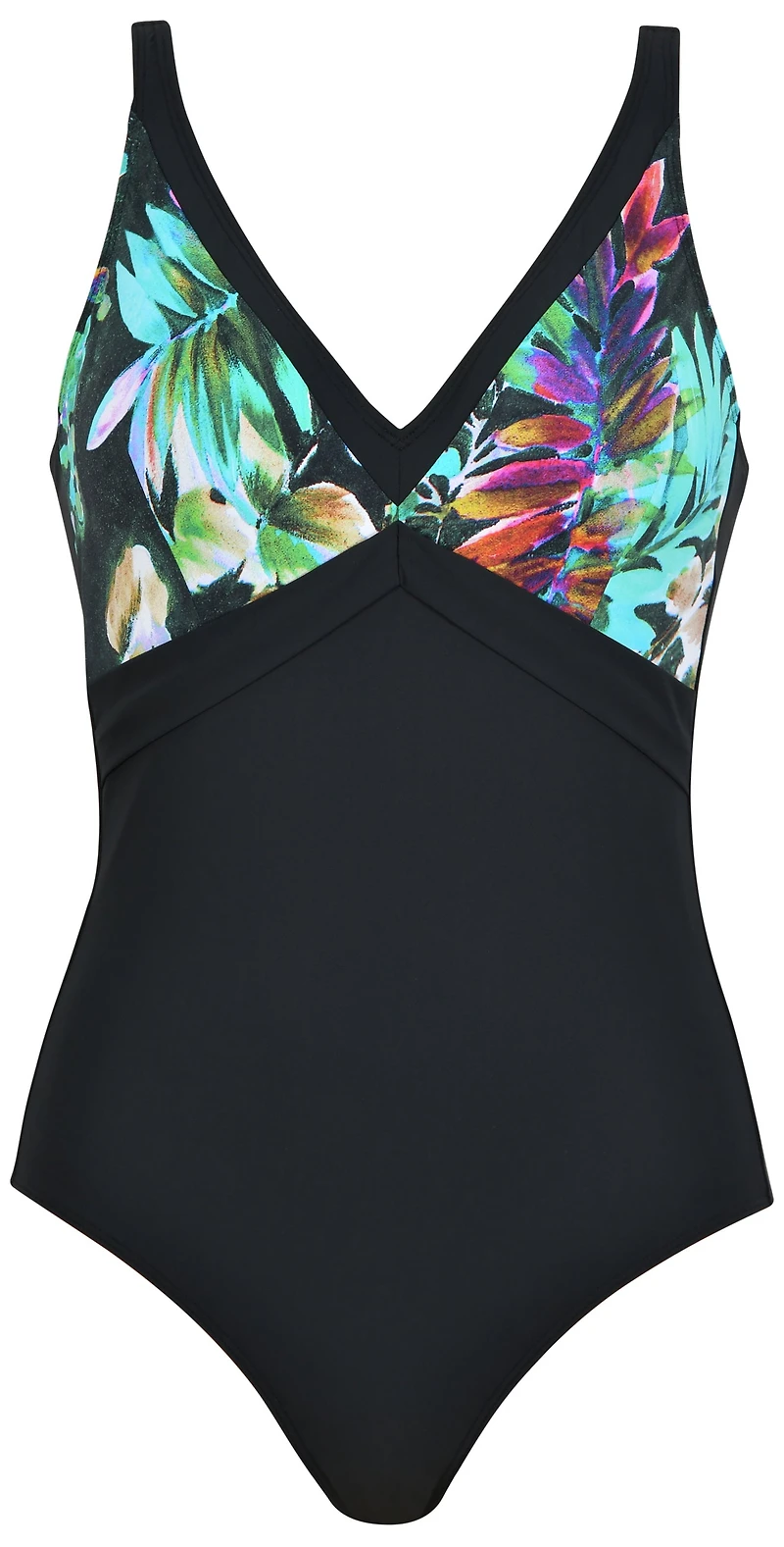 Swimsuit 1p Top tropical print - Naturana