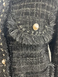 Classic 2-tone knit jacket
