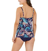 2pc paisley effect bandini bikini Top - separate