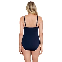 Maillot 1pc drapé croisé Swift Charm