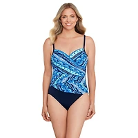 Maillot 1pc drapé croisé Swift Charm