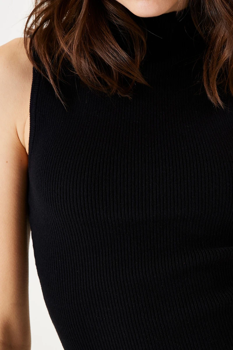 Haut en tricot sans manches