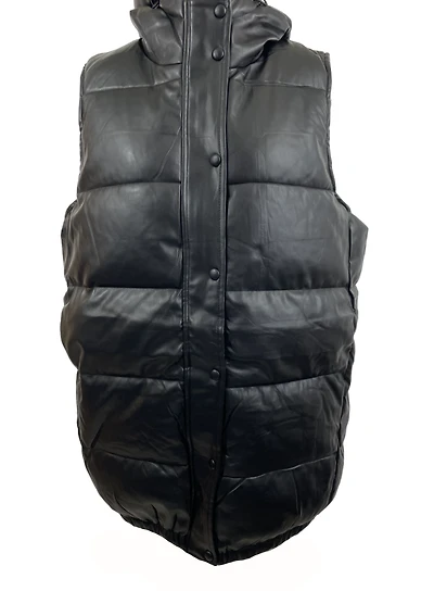 Manteau gilet matelassé à capuchon