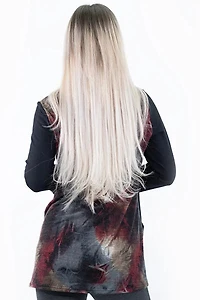 Haut à découpes asymétriques avec foulard circulaire - Michael Tyler