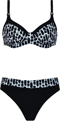 2-tone printed bikini set