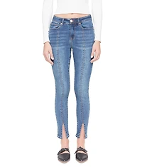 Pantalon jean fentes avant