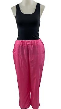 Casual pants with a linen look
