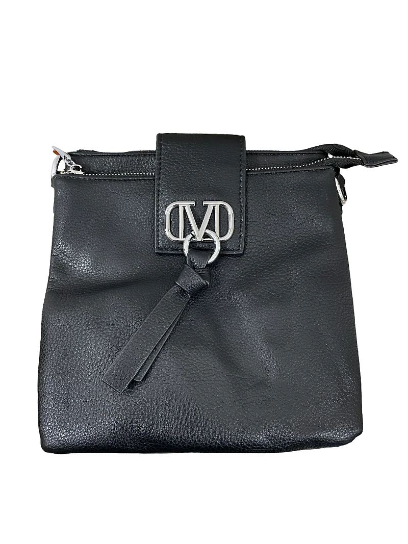 Sac à main bandoulière au logo Manoccio avec frange