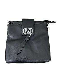 Sac à main bandoulière au logo Manoccio avec frange