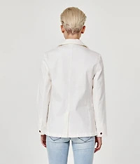 Veste-blazer en jean extensible