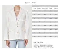 Veste-blazer en jean extensible