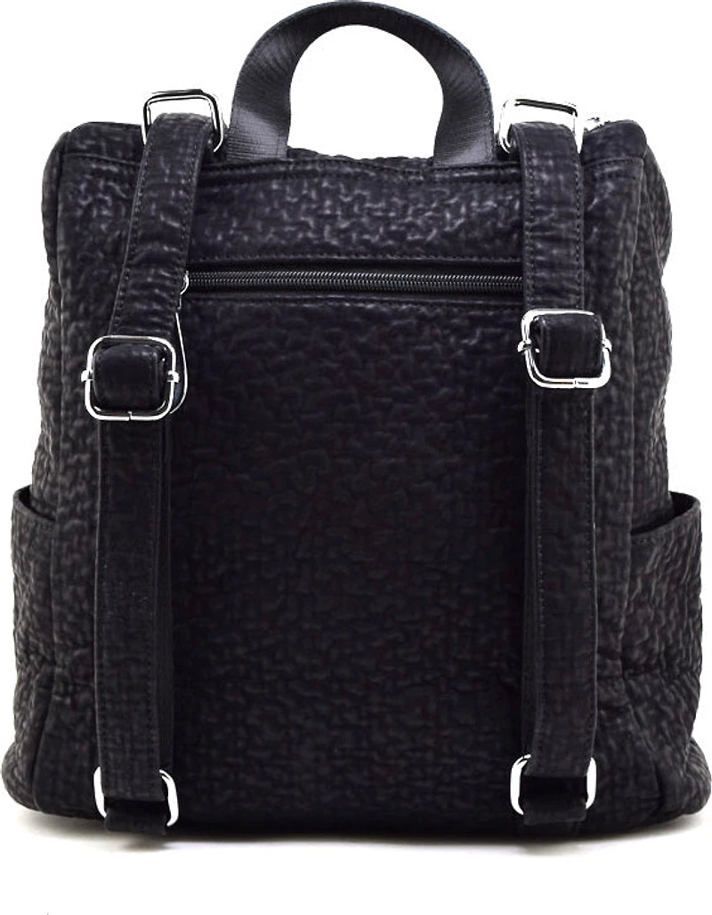 Sac à dos texturé orné d'une bande cloutée
