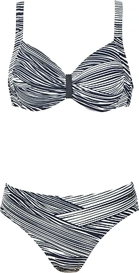 Striped cushion bikini set