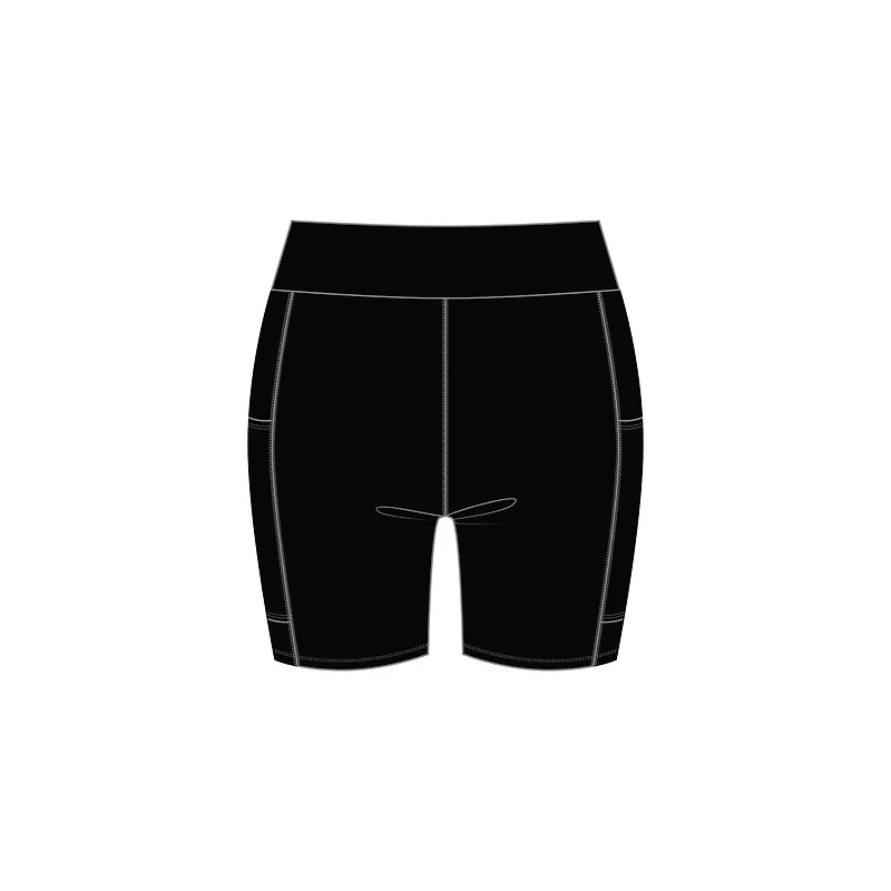 Short de bain midi ou yoga avec poches latérales
