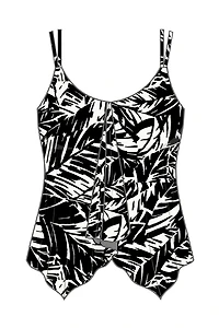 Separate tankini bikini Top Electric Palm