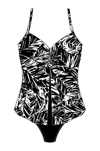 1 pce. fauxkini swimsuit imp. Electric Palm