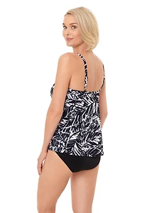 Maillot 1 pce fauxkini imp. Electric Palm