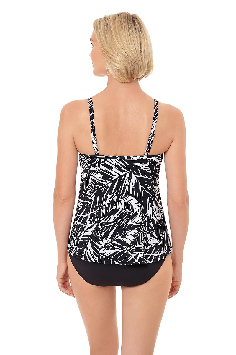 1 pce. fauxkini swimsuit imp. Electric Palm