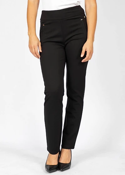 PONT PANTS WITH PIPED POCKET DETAIL
