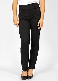 PONT PANTS WITH PIPED POCKET DETAIL