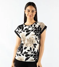 CREW NECK DOLMAN SLEEVELESS TEE