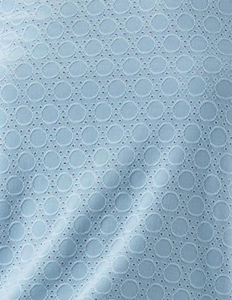 SHORT SLEEVE EVELET TEE