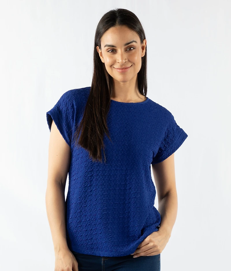 SHORT SLEEVED CREW NECK TEE