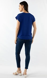 SHORT SLEEVED CREW NECK TEE