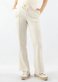 PLEATED FLARE JOGGER