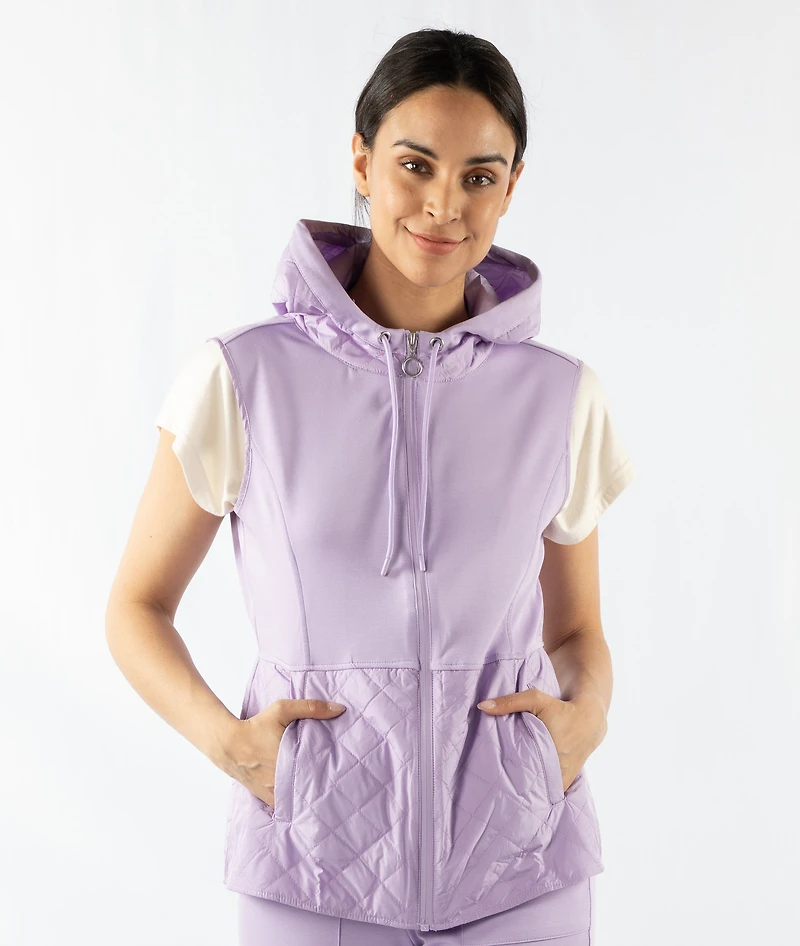 HOODED VEST