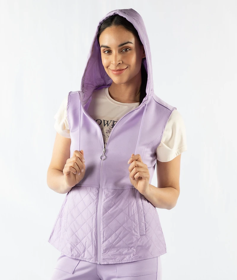 HOODED VEST