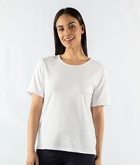 SCALLOP TRIM T-SHIRT