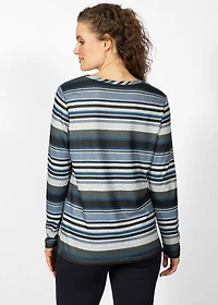 LONG-SLEEVED TOP WITH HACCI FLOWER PRINT