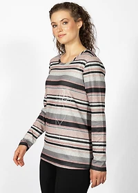 LONG-SLEEVED TOP WITH HACCI FLOWER PRINT