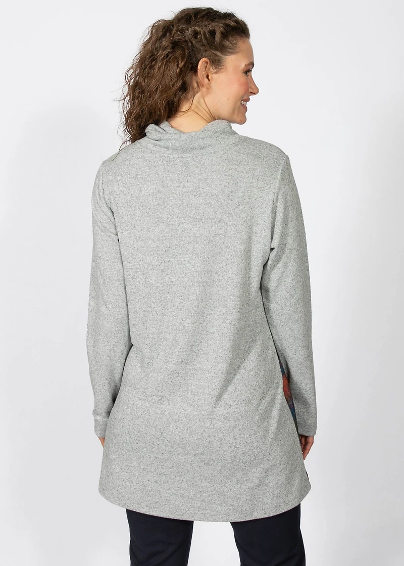 LONG-SLEEVED TOP WITH HACCI FLOWER PRINT