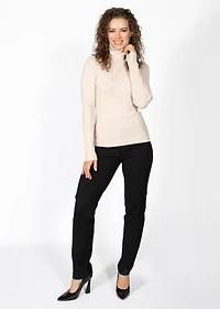 LONG-SLEEVED SWEATER WITH TURTLE NECK