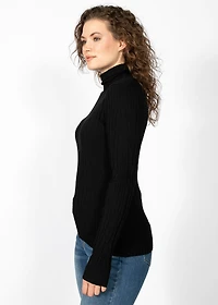 LONG-SLEEVED SWEATER WITH TURTLE NECK