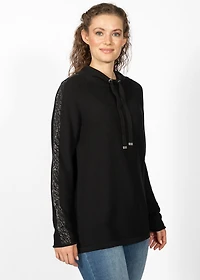 EMBELLISHED LONG-SLEEVED TOP