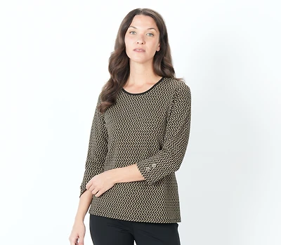 LONG-SLEEVED TOP WITH BUTTONS ON THE SLEEVES