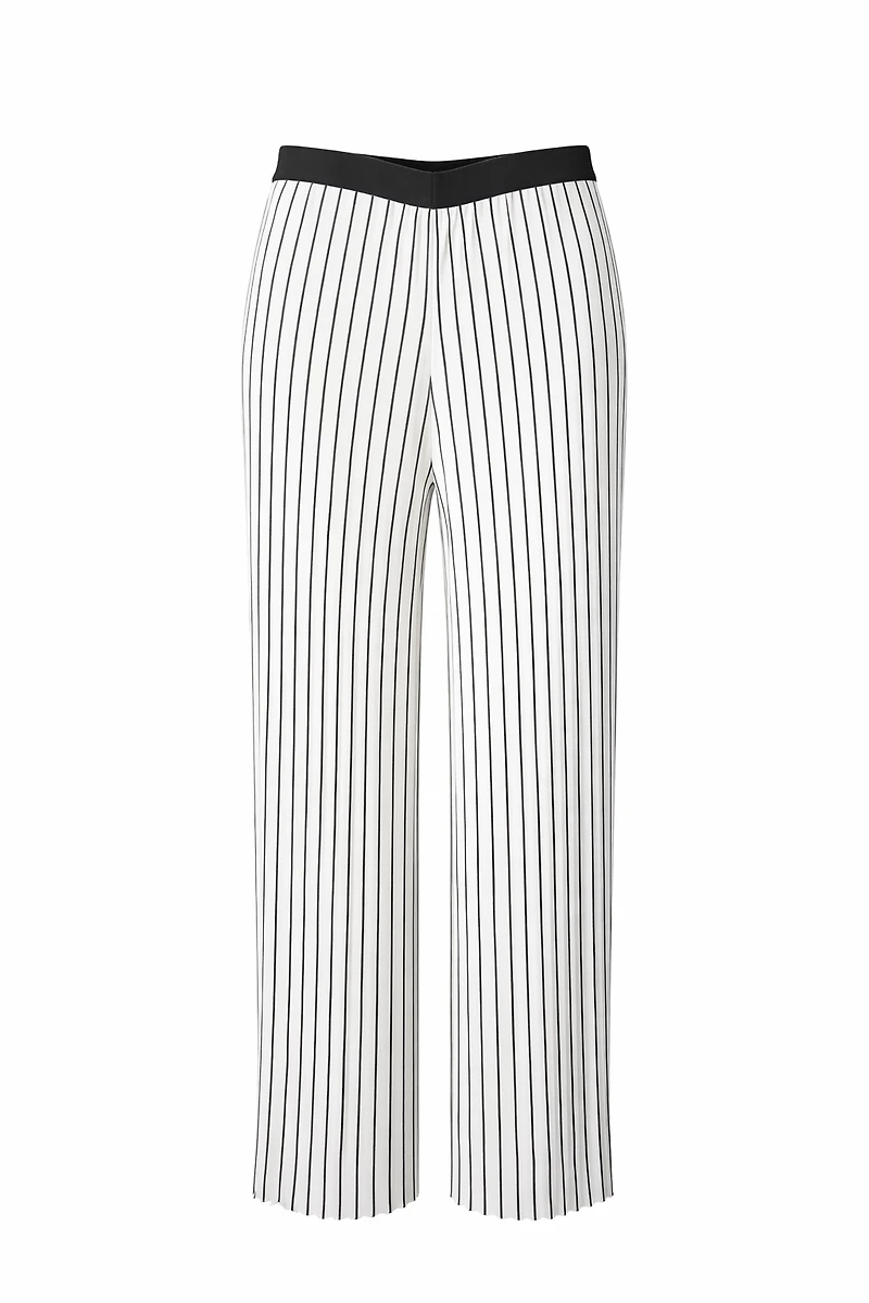 ELASTIC WAISTED PLEADED PANTS