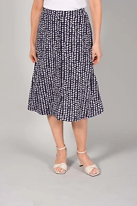 FLARED SKIRT WITH BUTTONS