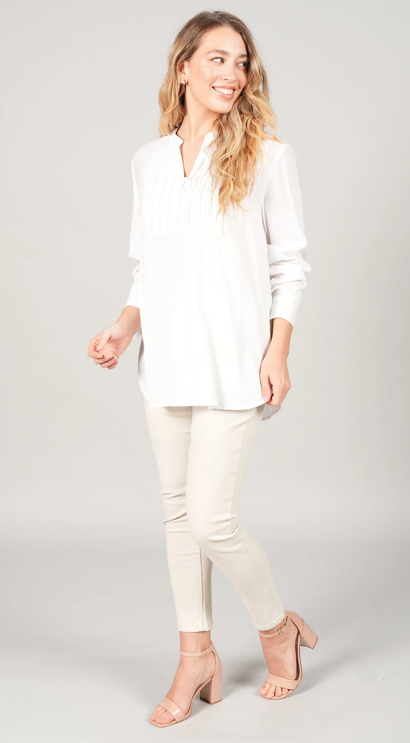 LINEN BLOUSE